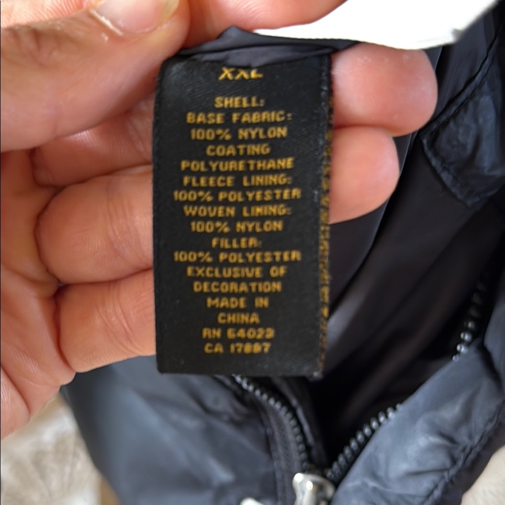 Navy Puffer Jacket - Picture 5 of 8